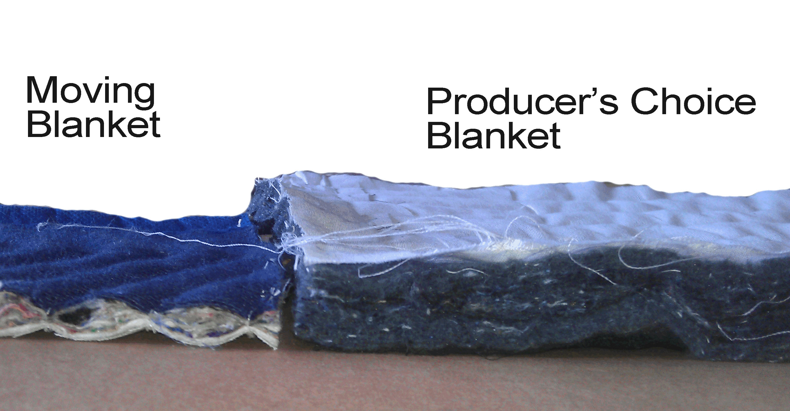 amount-of-filler-in-moving-blanket-vs-producers-choice-text