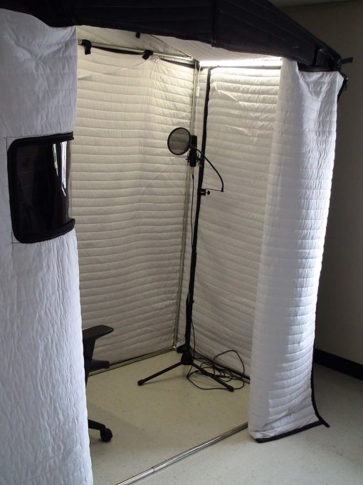 Acoustic Vocal Booth AVB63 open
