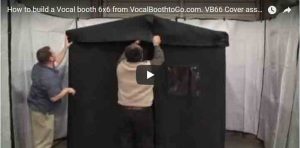 How-to-build-a-Vocal-booth-6×6-from-VocalBoothtoGo.com.-VB66-Cover-assembly-Instructions