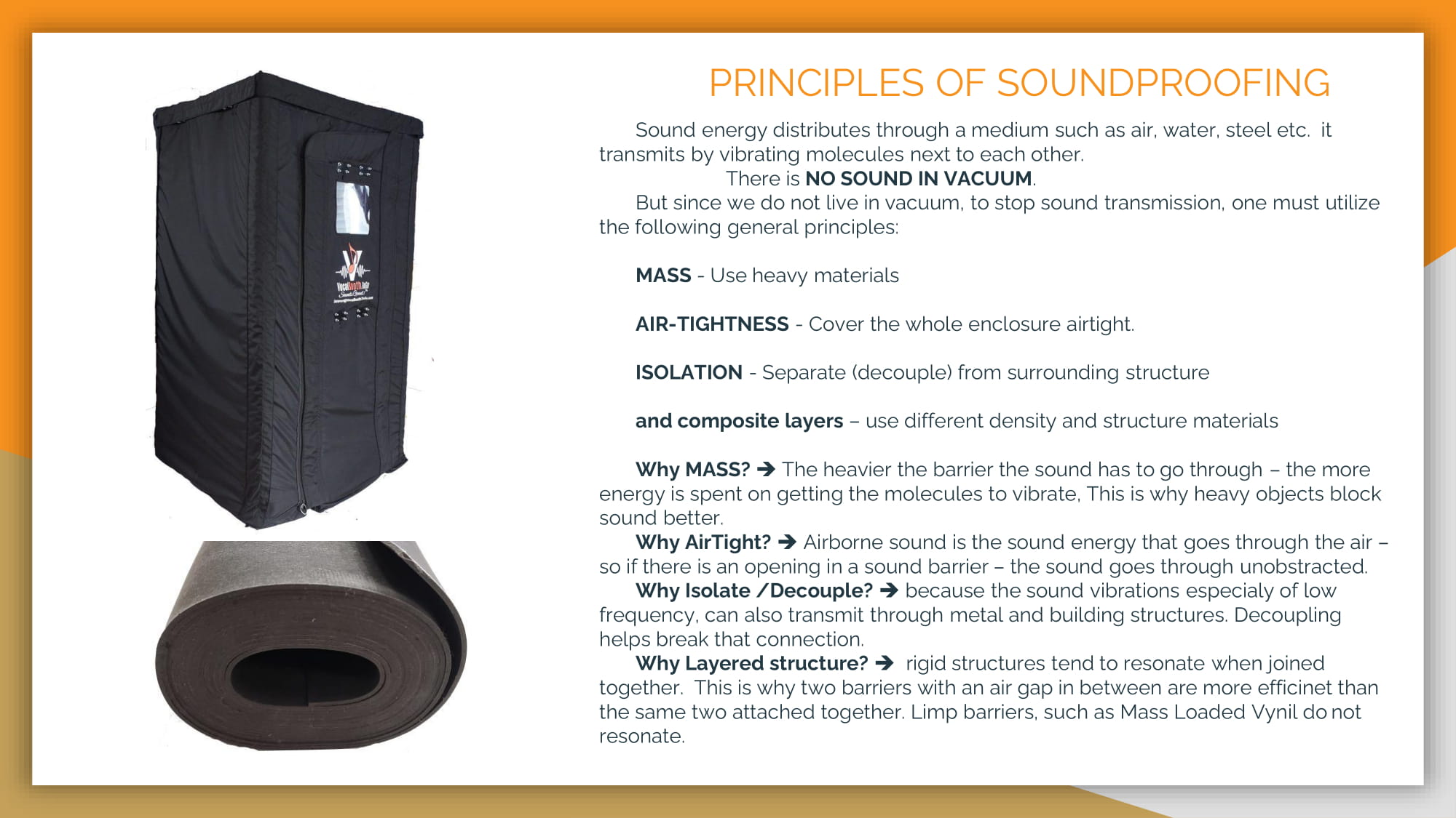 PRINCIPLES OF SOUNDPROOFING