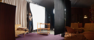 Acoustic sound blankets for professional lighting for YouTube and other video projects