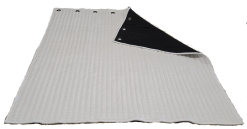 Acoustic Soundproofing-Curtain-Black and White