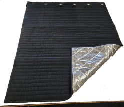 Acoustic Sound Absorbing Curtain with Heat reflective layer