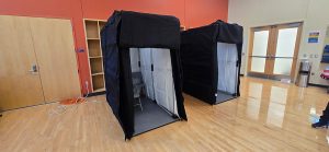 Special Olympics USA: mobile vocal booth solution for professional hearing screening and audiology tests