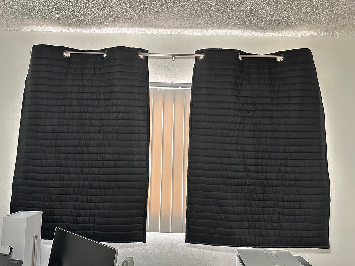 Acoustic curtains for home by Vocal Booth To Go USA